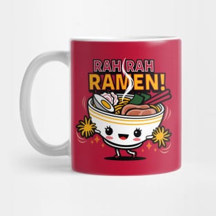 Funny Kawaii Cute Cheerleader Japanese Ramen Cartoon Gift For Ramen Lovers Mug